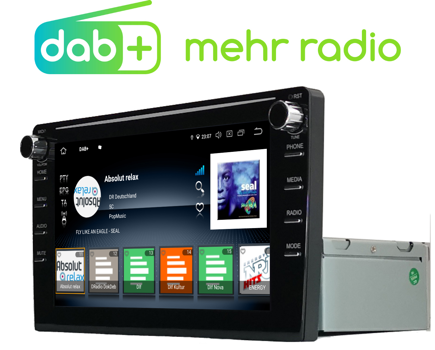 AVM8Leon Android 10 Autoradio PX6 4G+64G 8" IPS DAB+ DSP